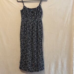 Old Navy Blue Floral Midi Dress